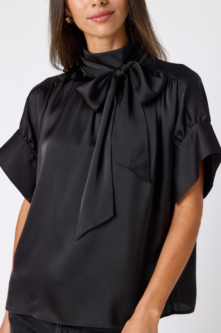 lillian blouse black