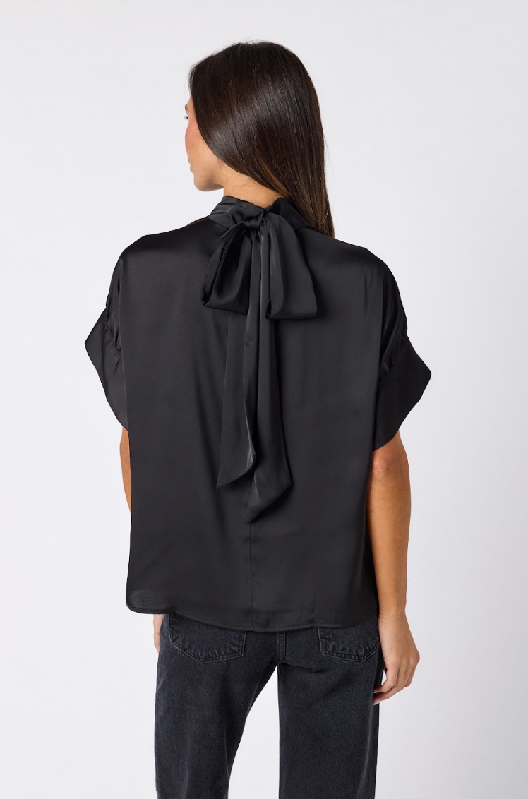 lillian blouse black