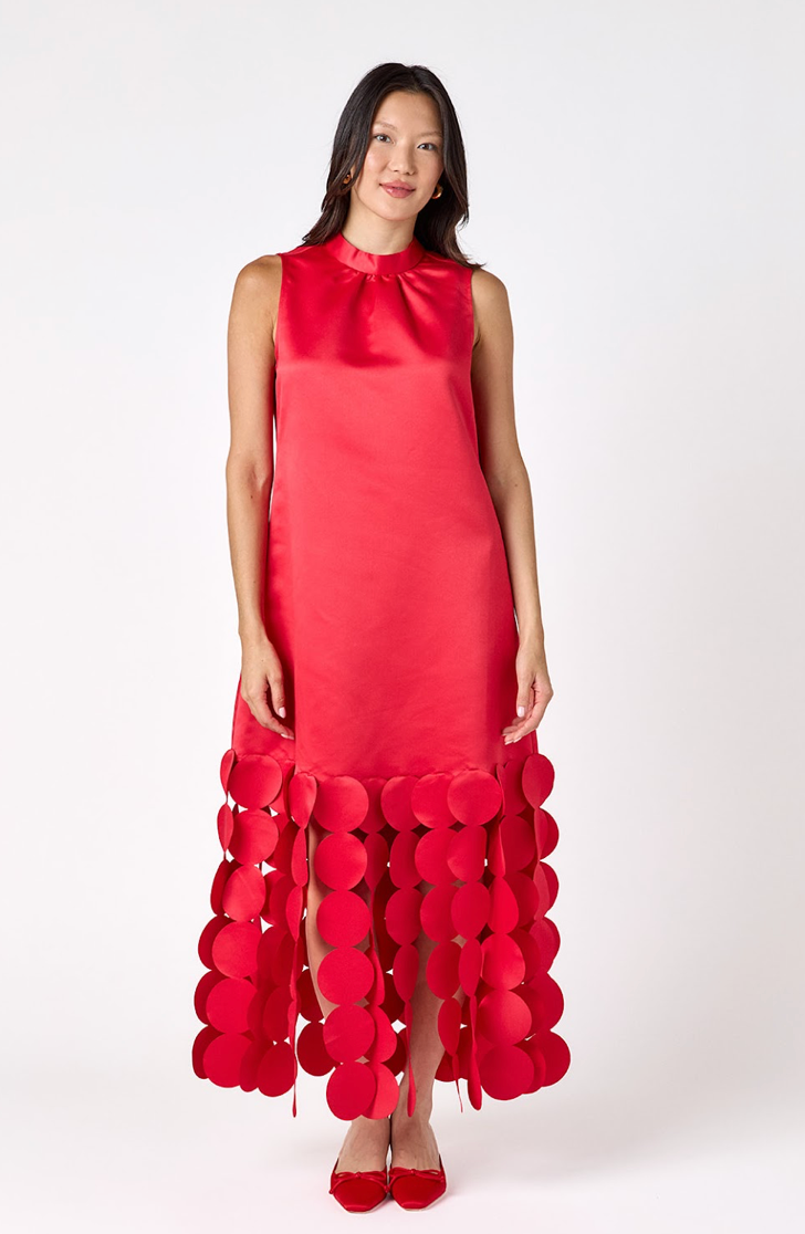 pounce party dress ruby red