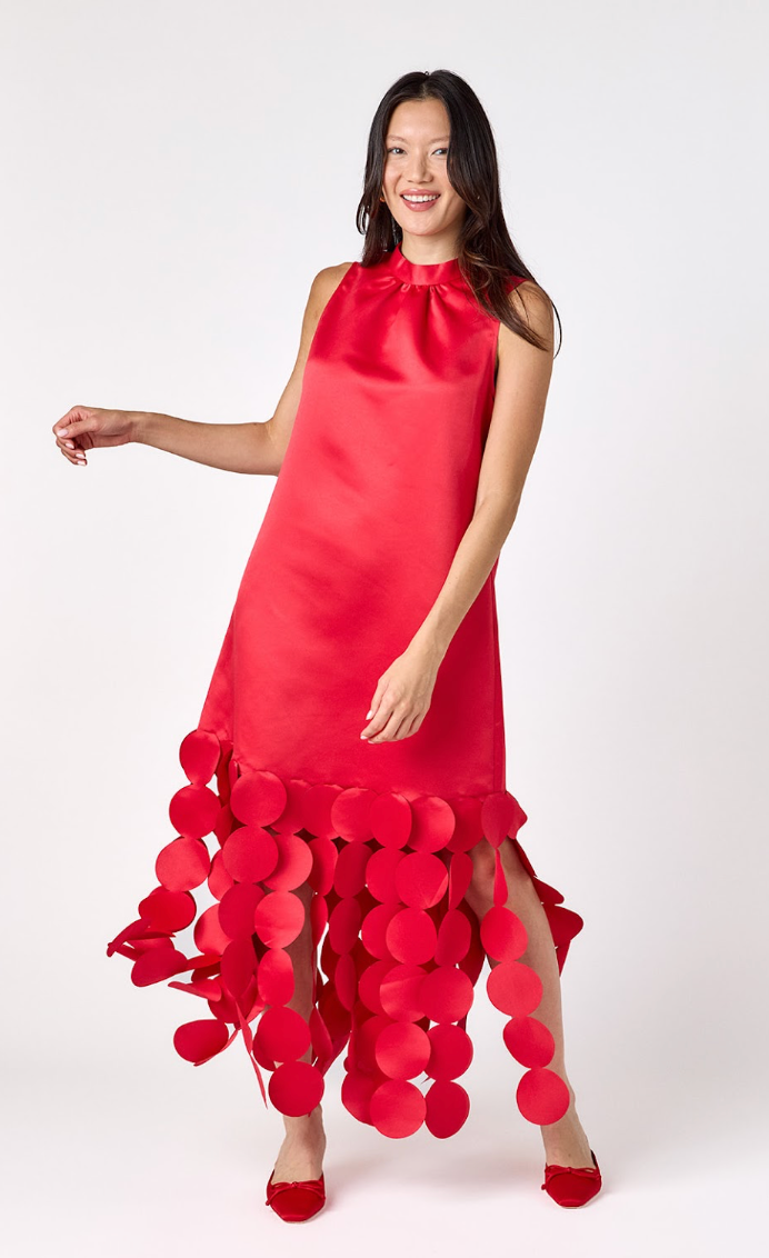 pounce party dress ruby red