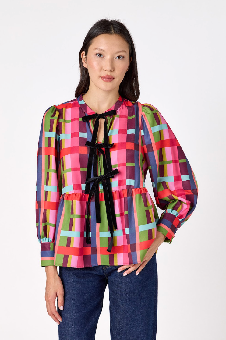 renny top plaid parade