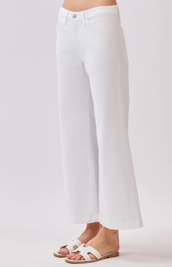 genoa slant pocket crop jean