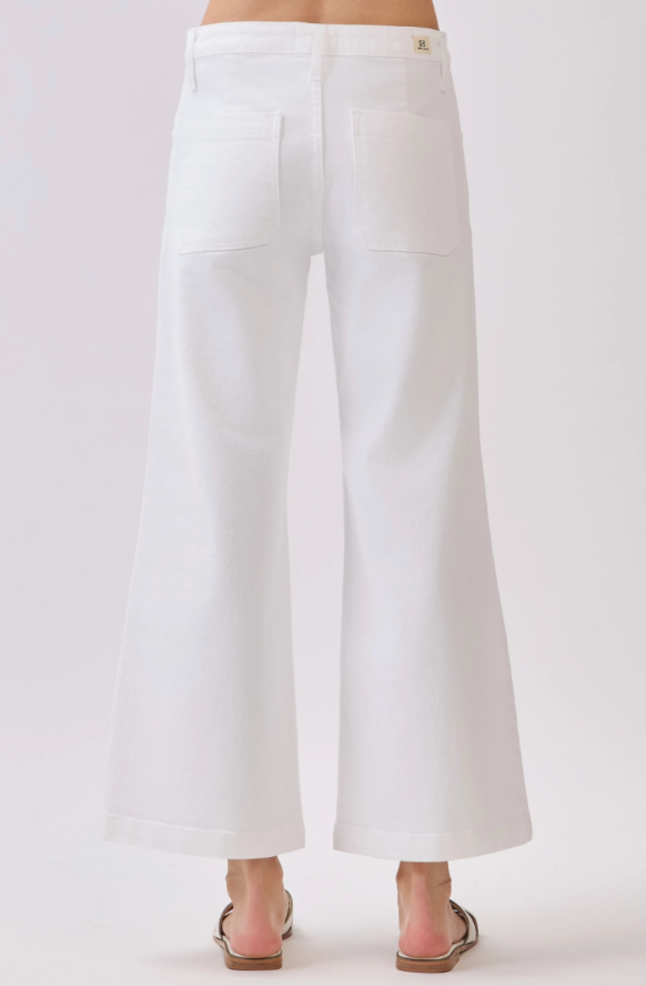 genoa slant pocket crop jean