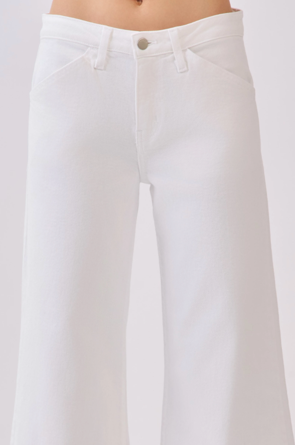 genoa slant pocket crop jean