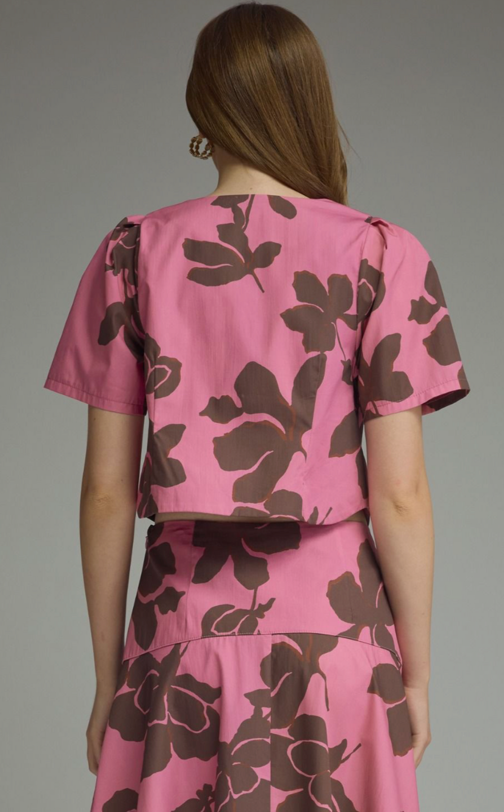 danielle print top