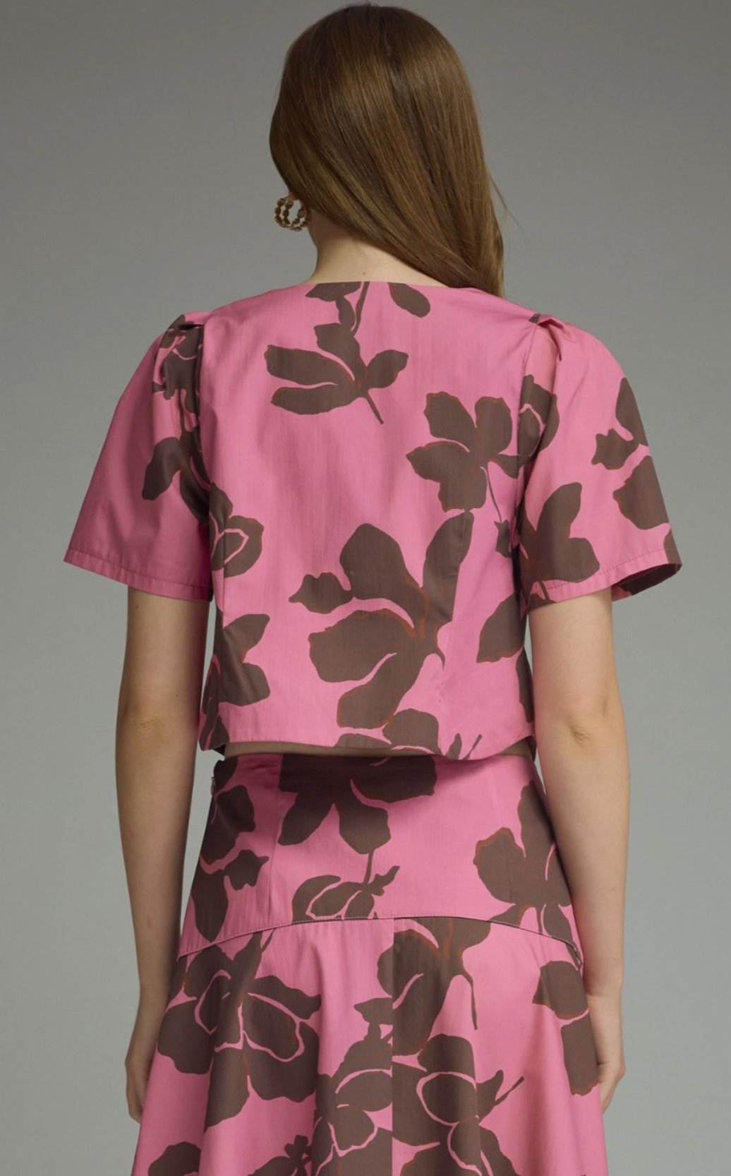 danielle print top