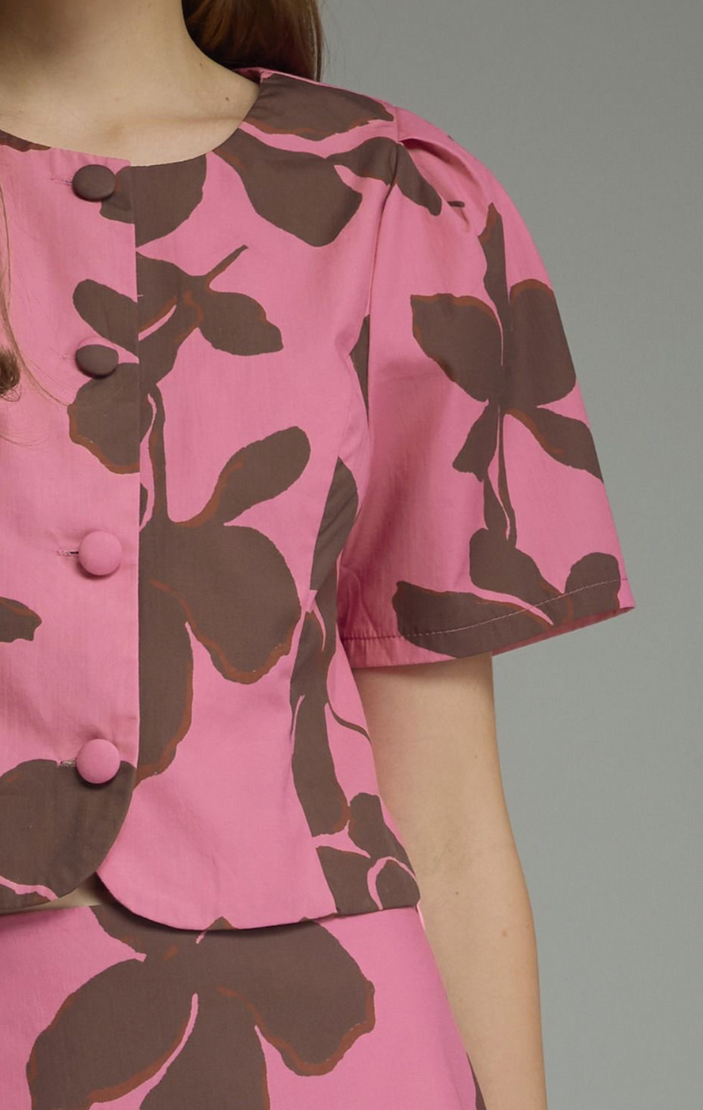 danielle print top