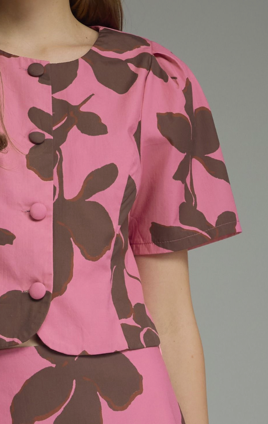 danielle print top