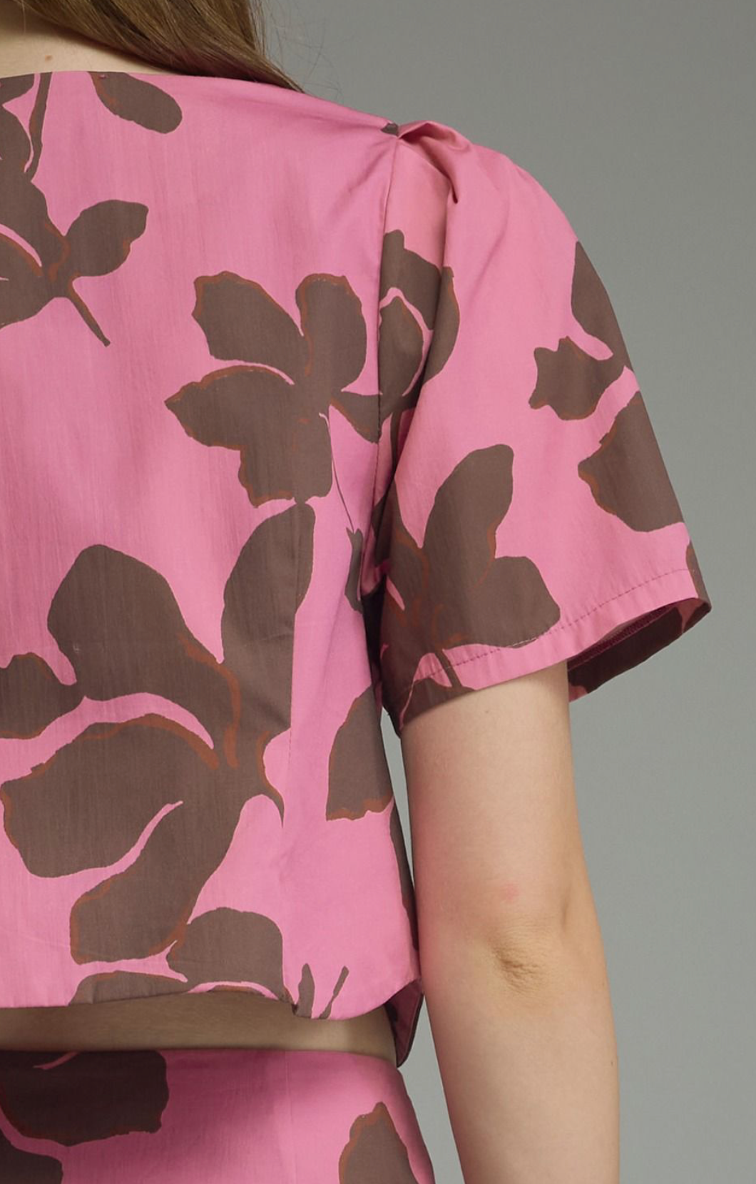 danielle print top