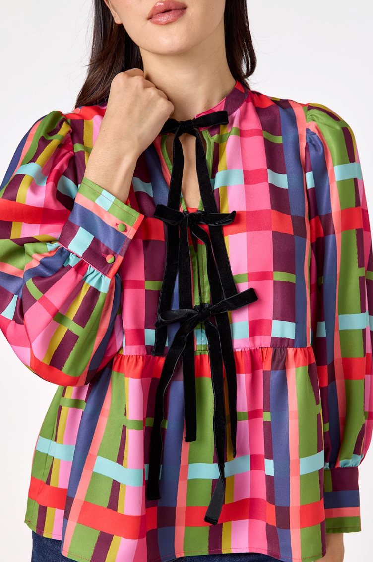 renny top plaid parade