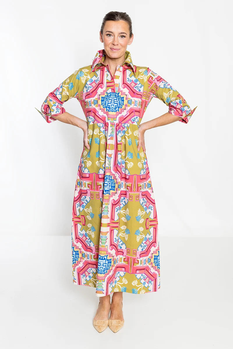 surcie blythe empire dress long