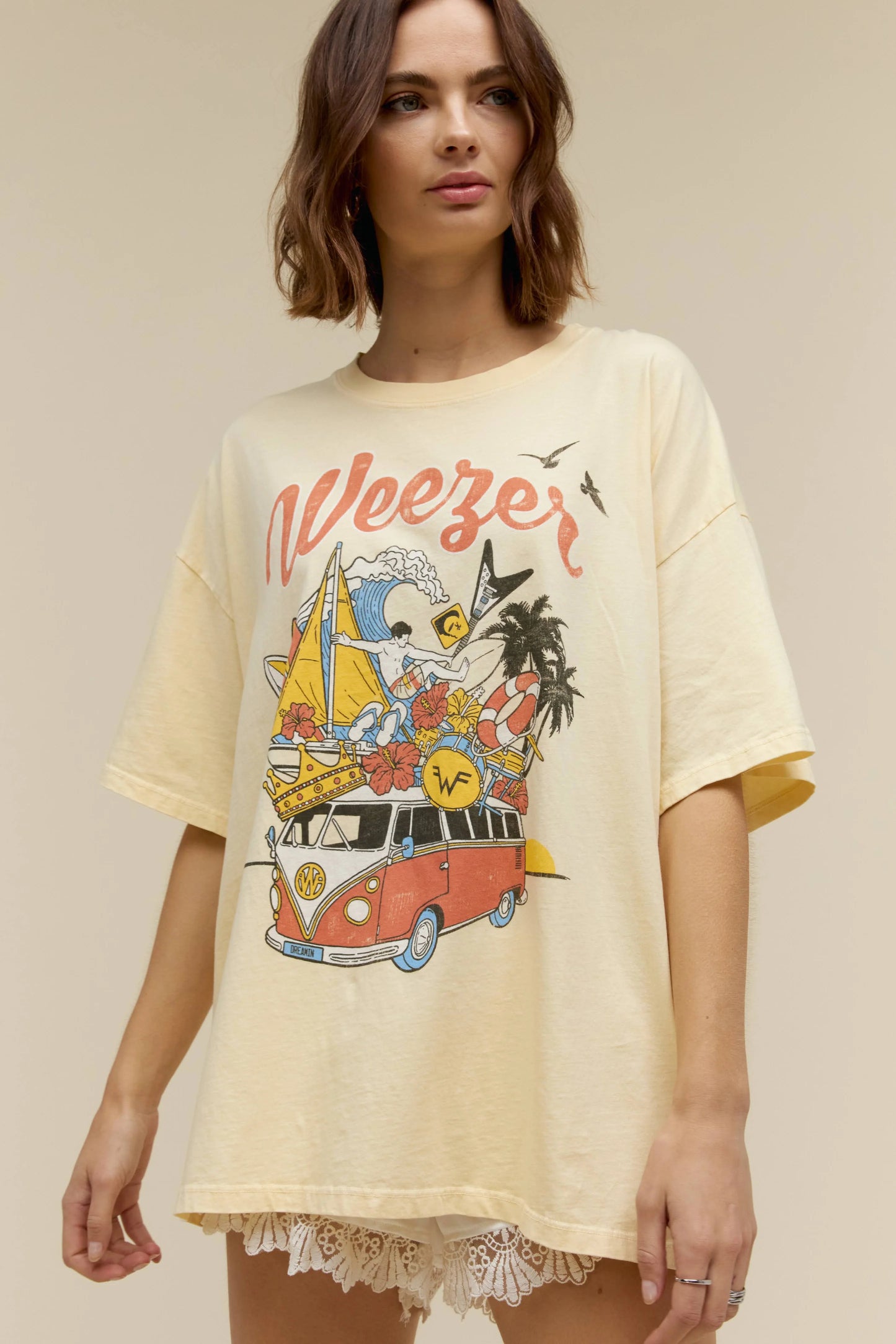 weezer collage tee