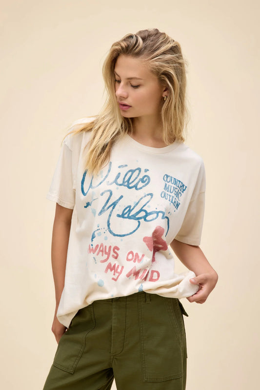 willie nelson always on my mind merch tee