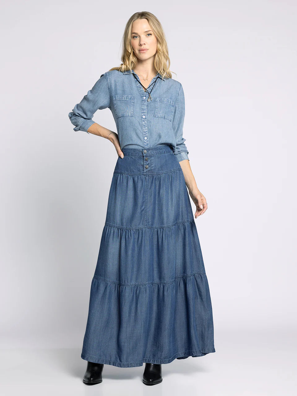 ginger shirt dark indigo