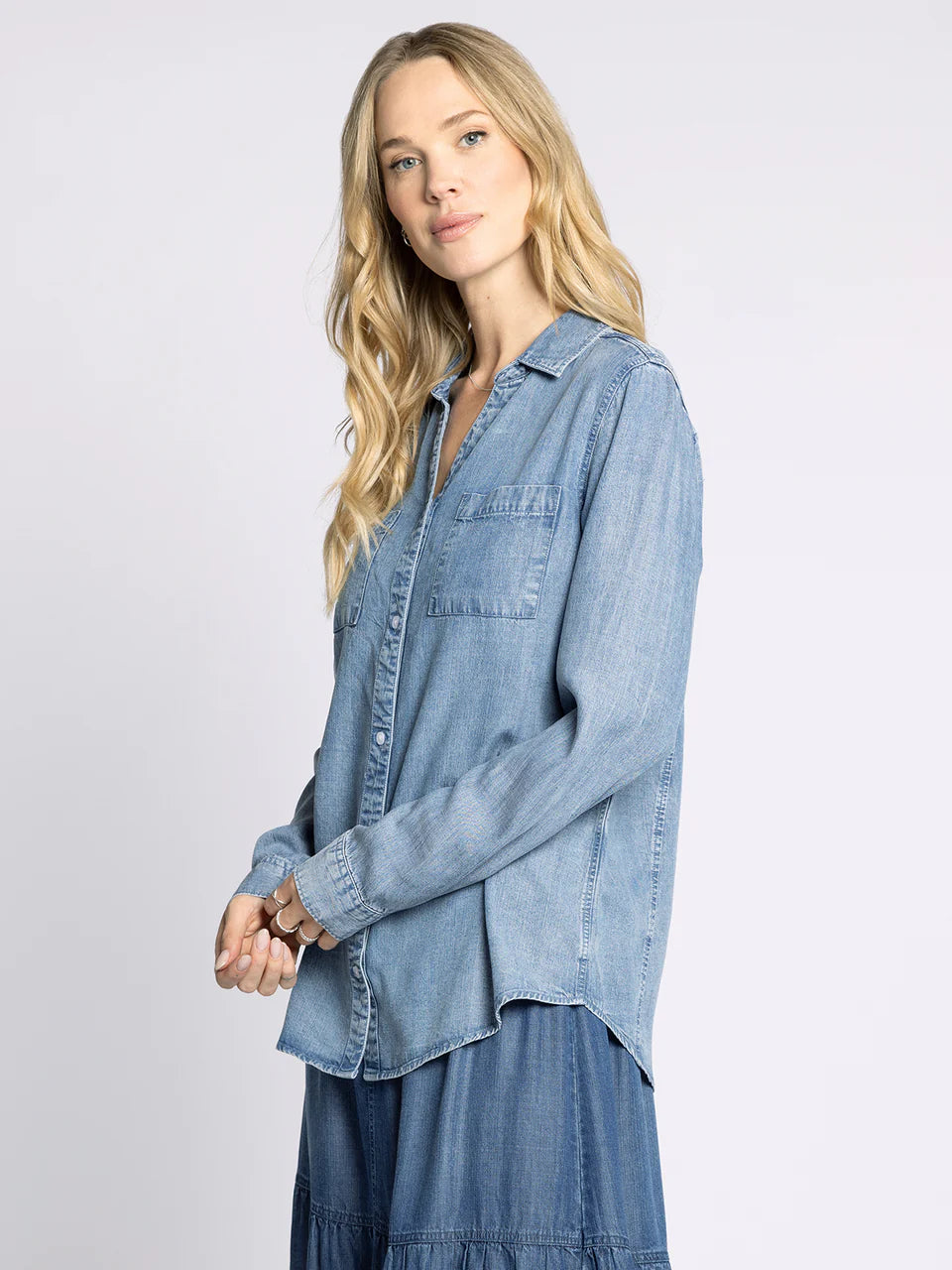 ginger shirt dark indigo