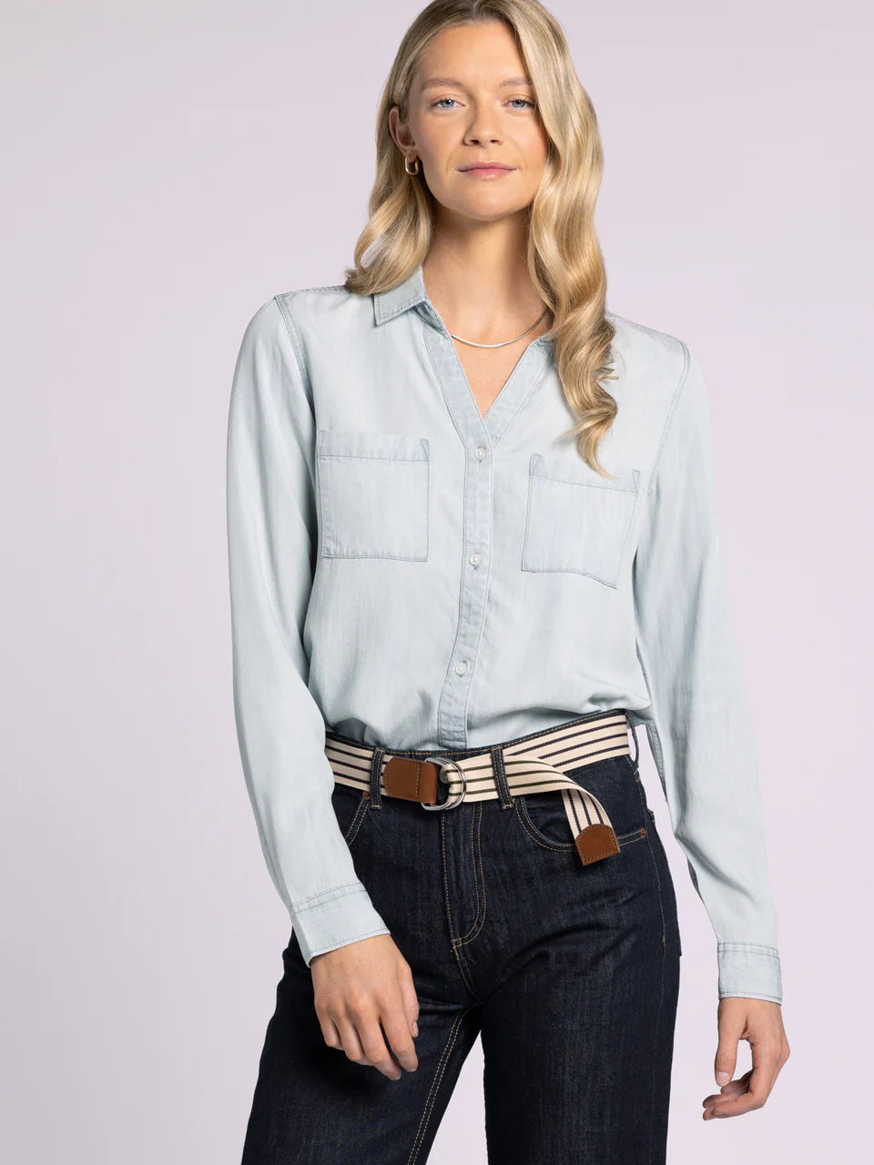 ginger shirt mia pinstripe