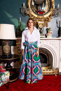 portico brady wrap maxi skirt