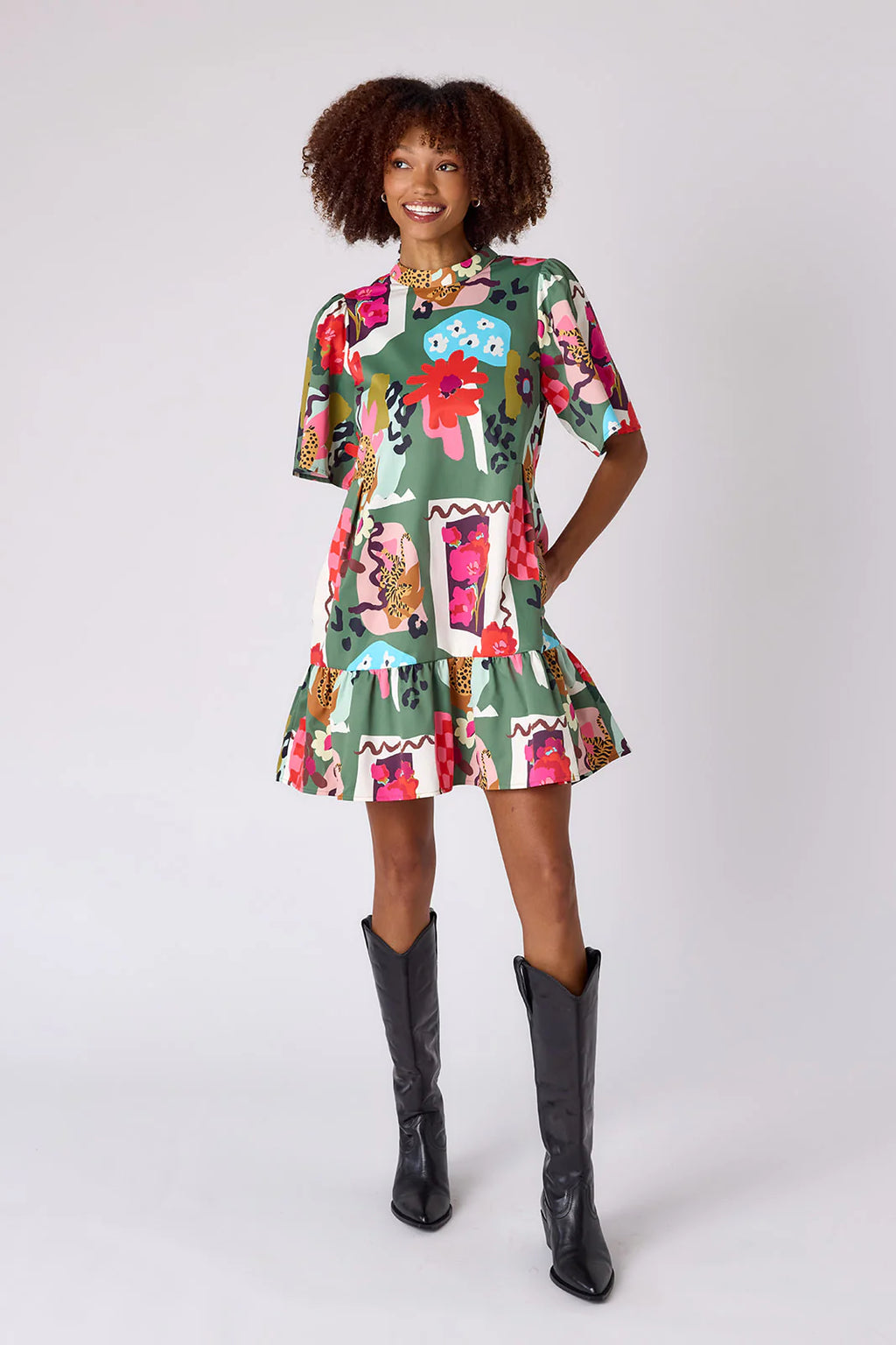 lou dress in untamed