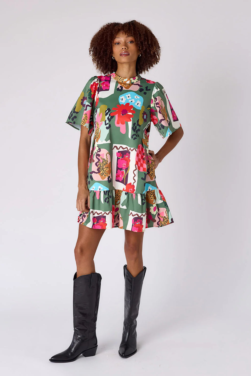 lou dress in untamed