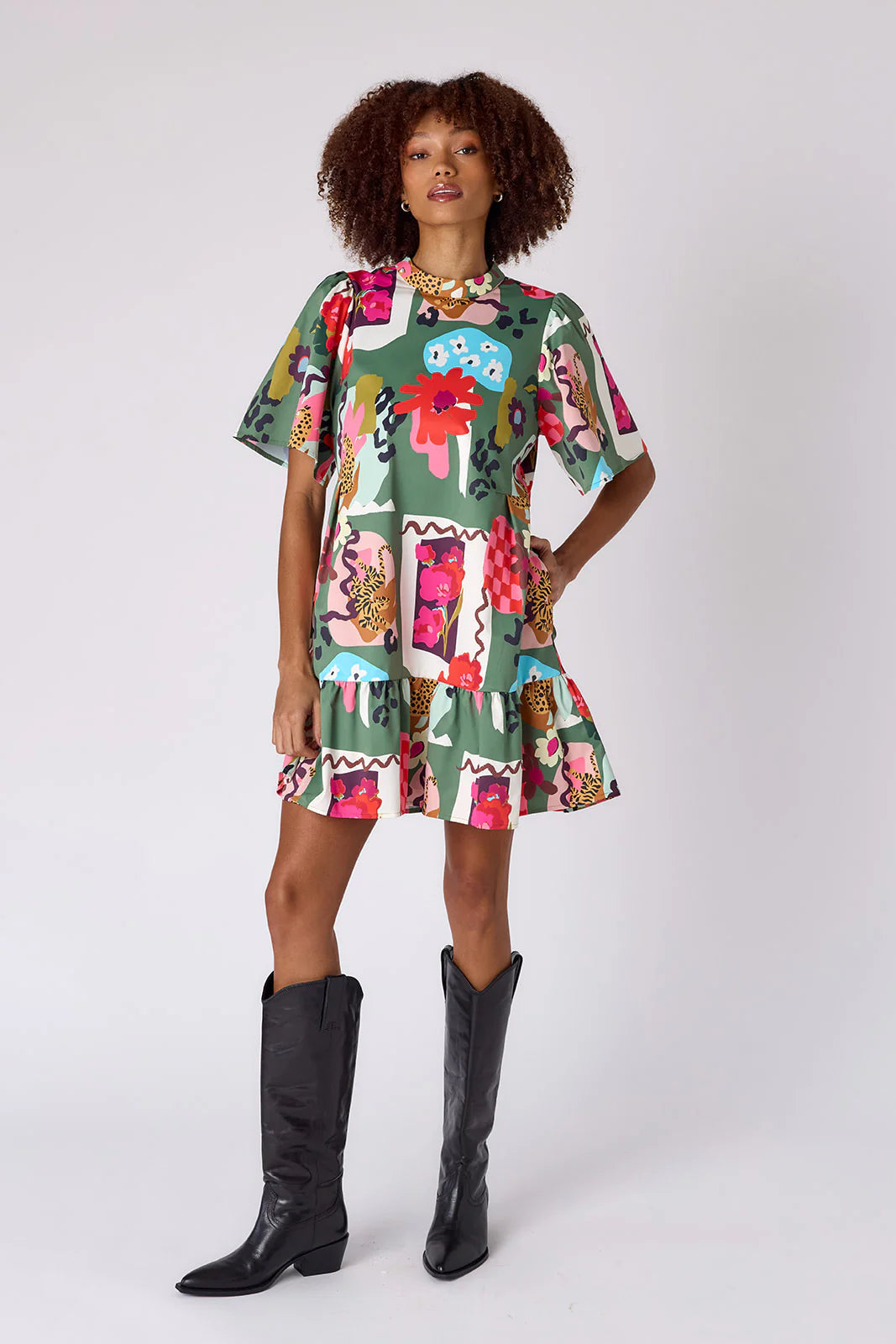 lou dress in untamed