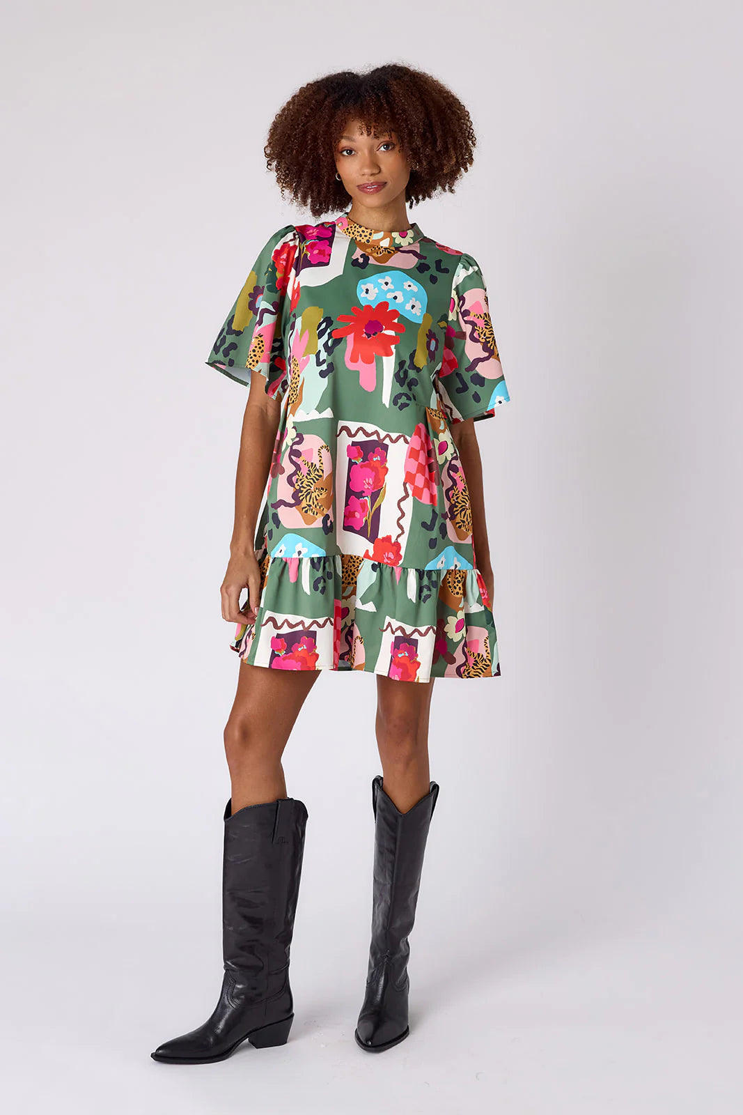 lou dress in untamed