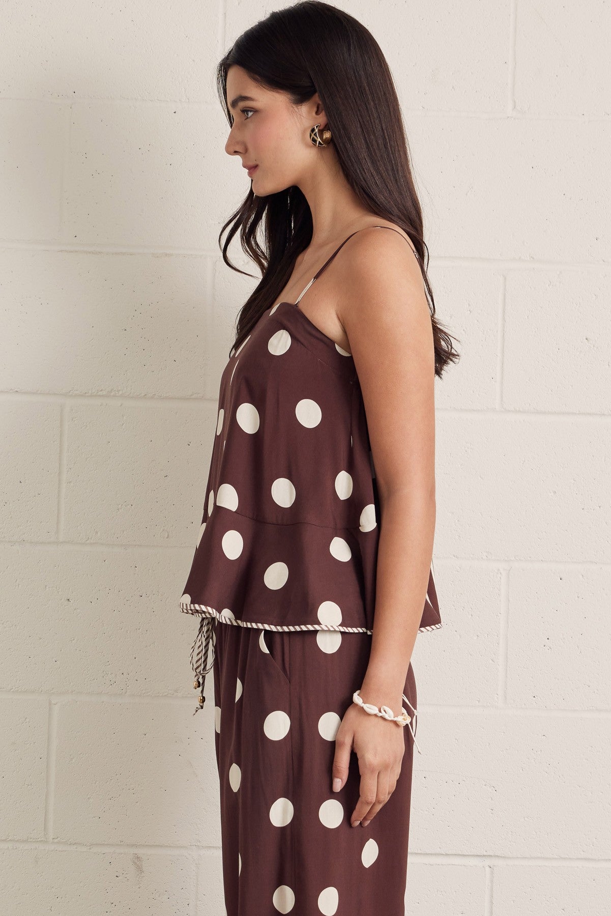 jora polka dot top