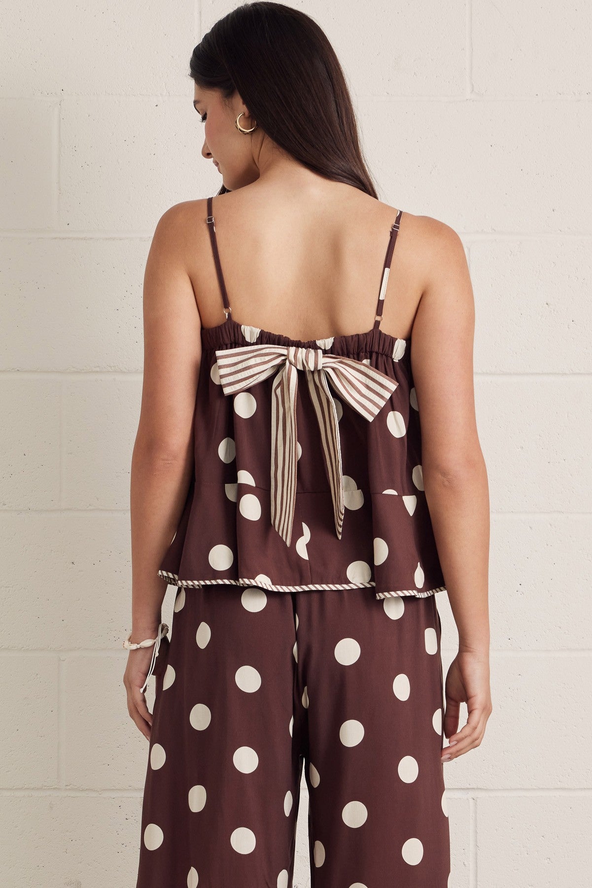 jora polka dot top
