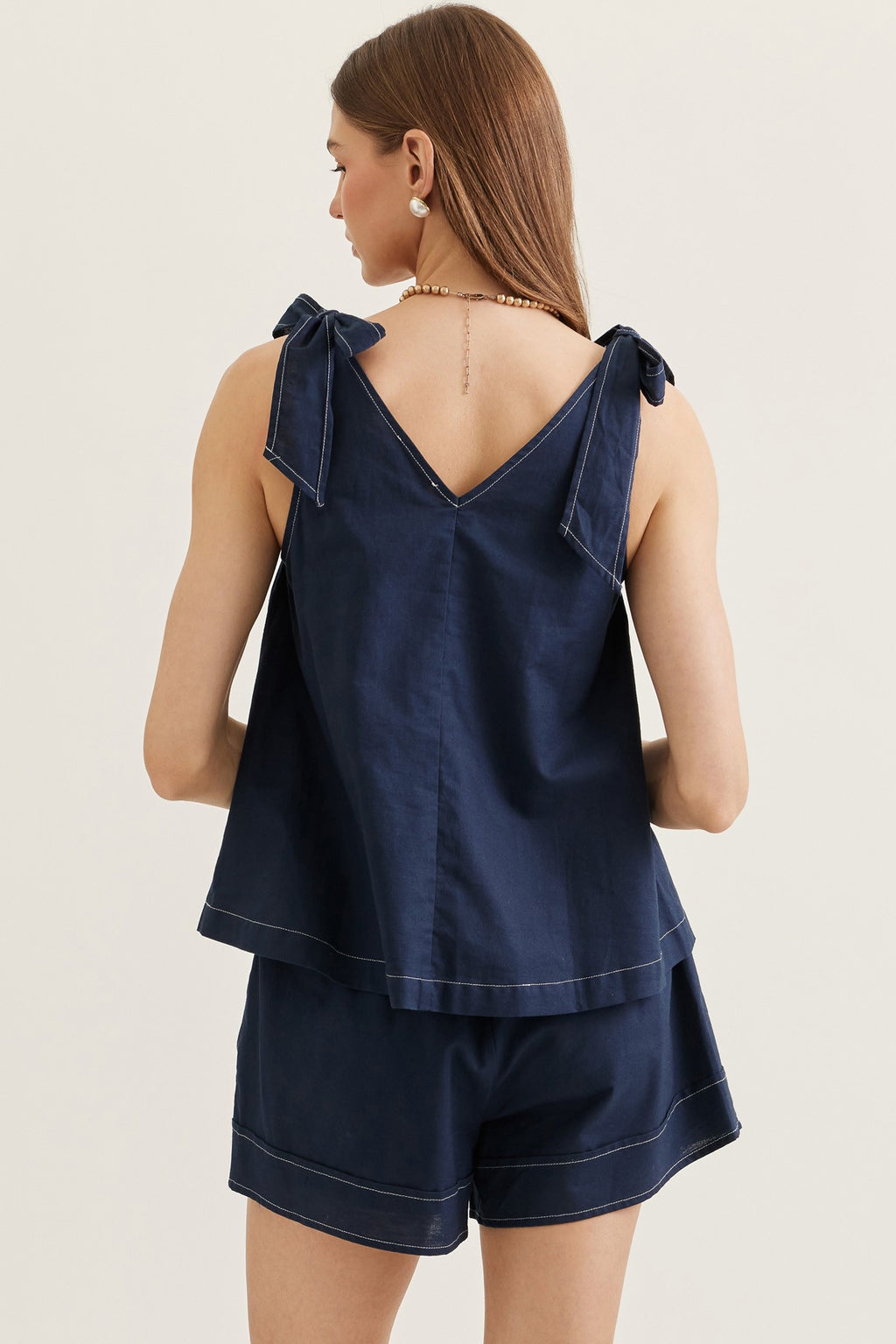 steph shoulder tie top