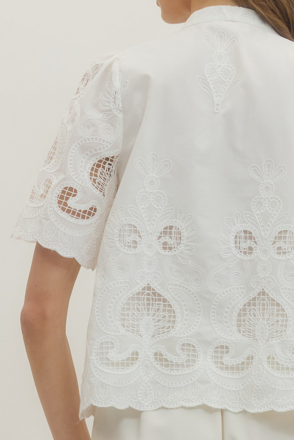 corrine embroidered blouse