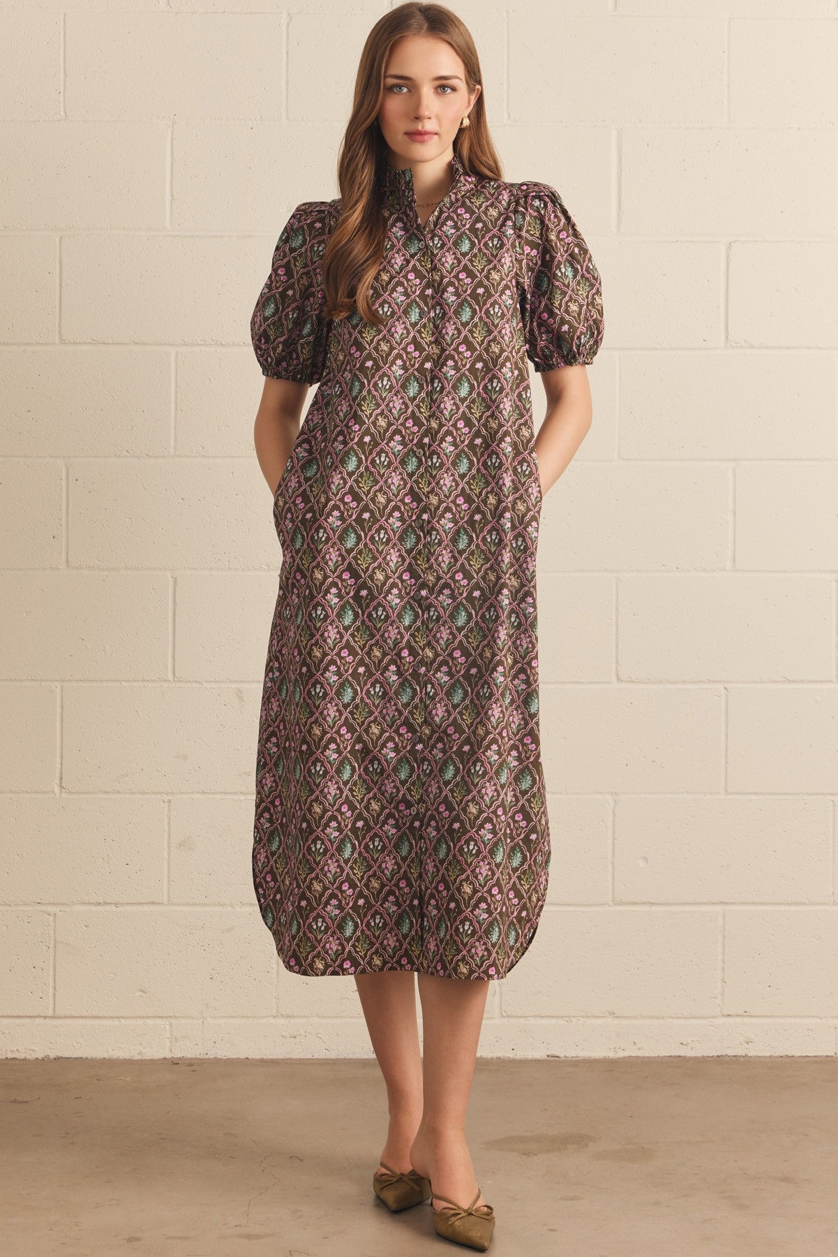 floral maxi dress
