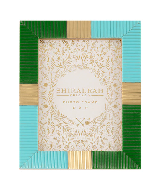 VIVA 5" x 7" COLOR BLOCKED PICTURE FRAME