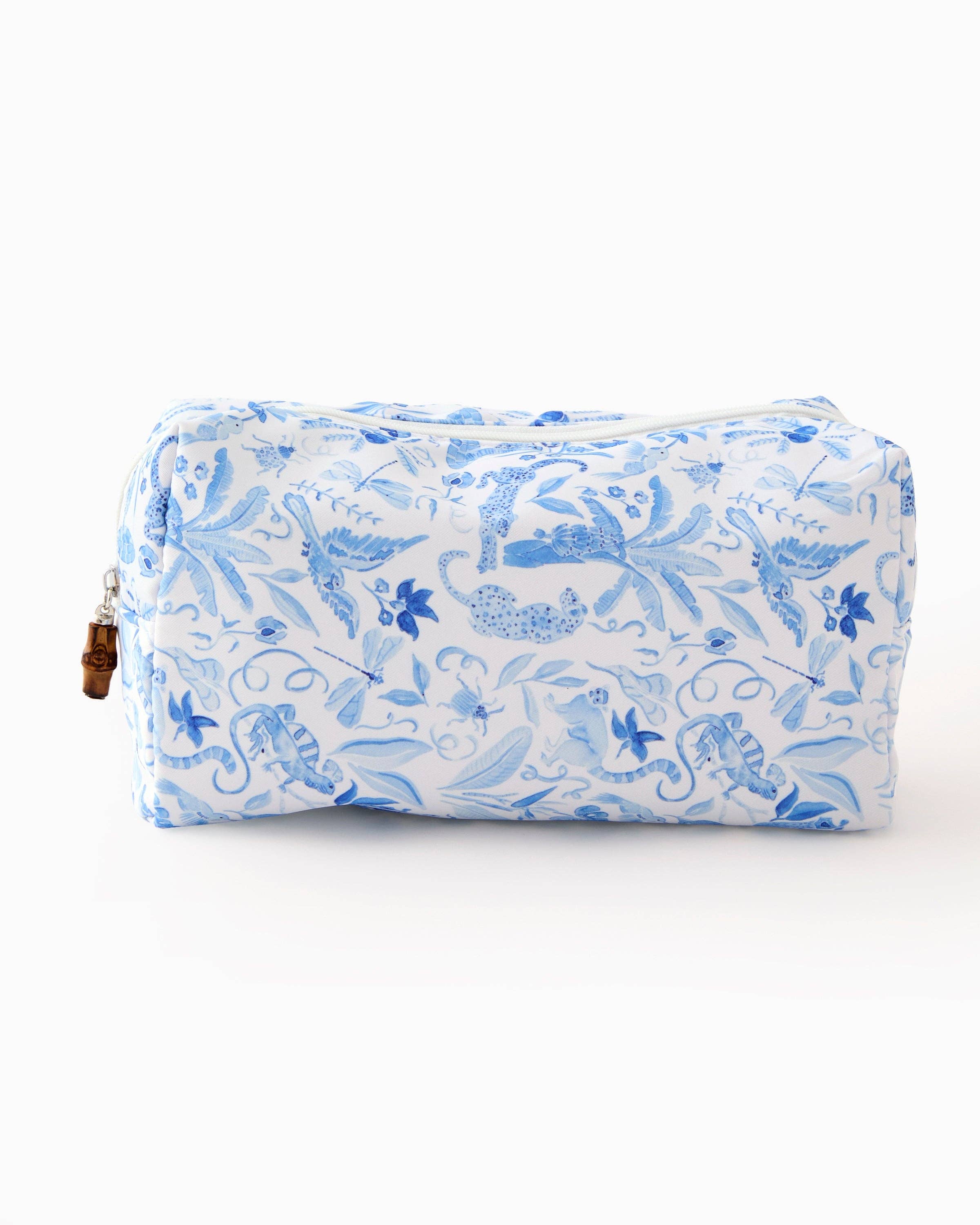 Amazon Blue Tile Storage Bag x Catherine Cartie Collab