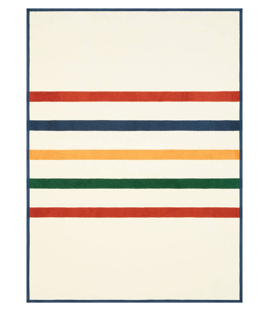 Vintage Center Stripes Blanket: Original