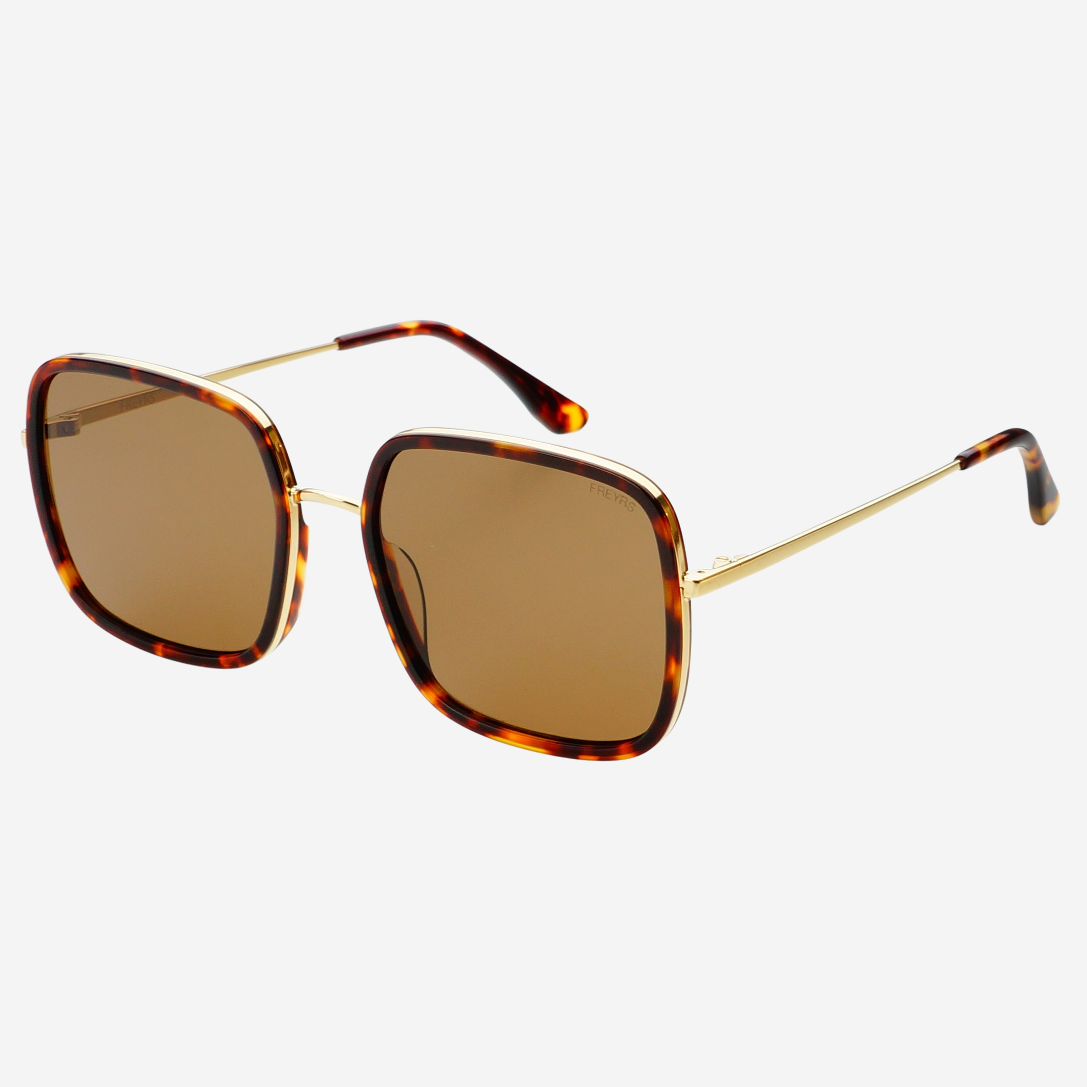 Cosmo Acetate Womens Square Sunglasses dark tortoise