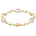 signature cross admire pearl pattern 3mm bead bracelet