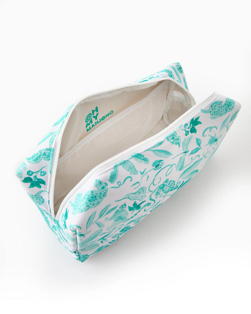 Amazon green Tile Storage Bag x Catherine Cartie Collab