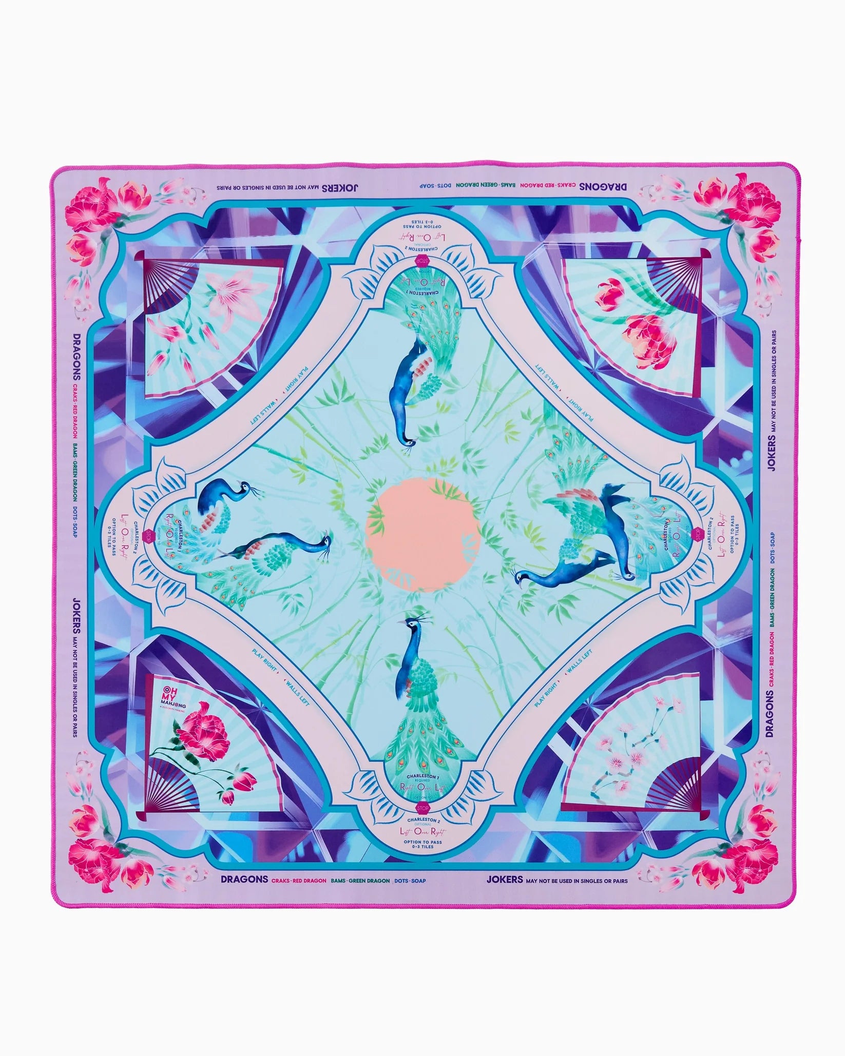 amethyst mahjong mat