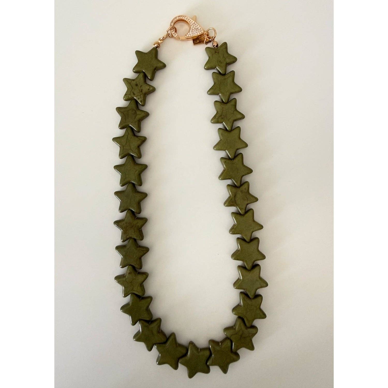 Star Necklace - Large - Hunter Green