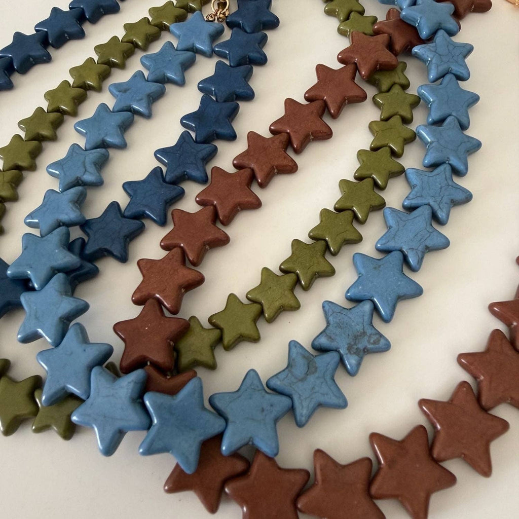 Star Necklace - Large - Hunter Green