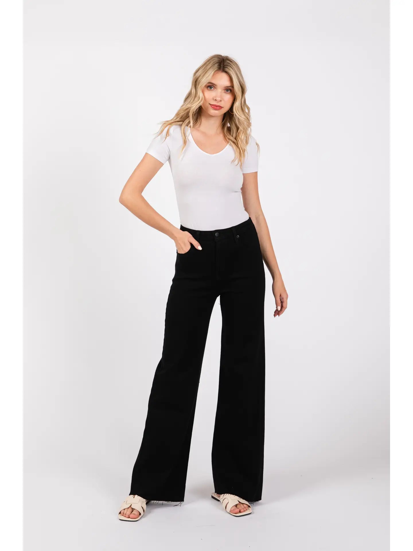 paola wide leg jeans