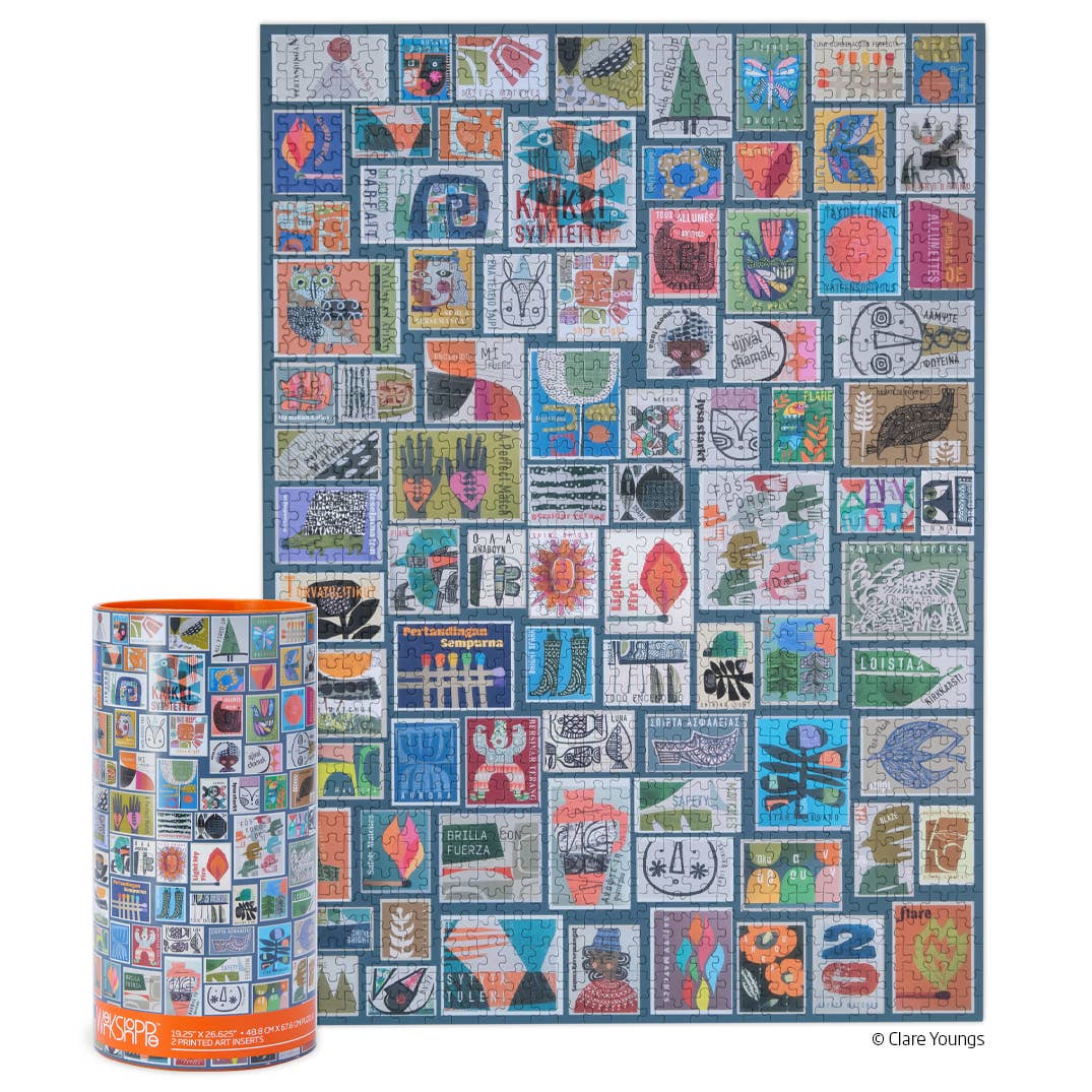 Vintage Matchbooks 1000 Piece Puzzle