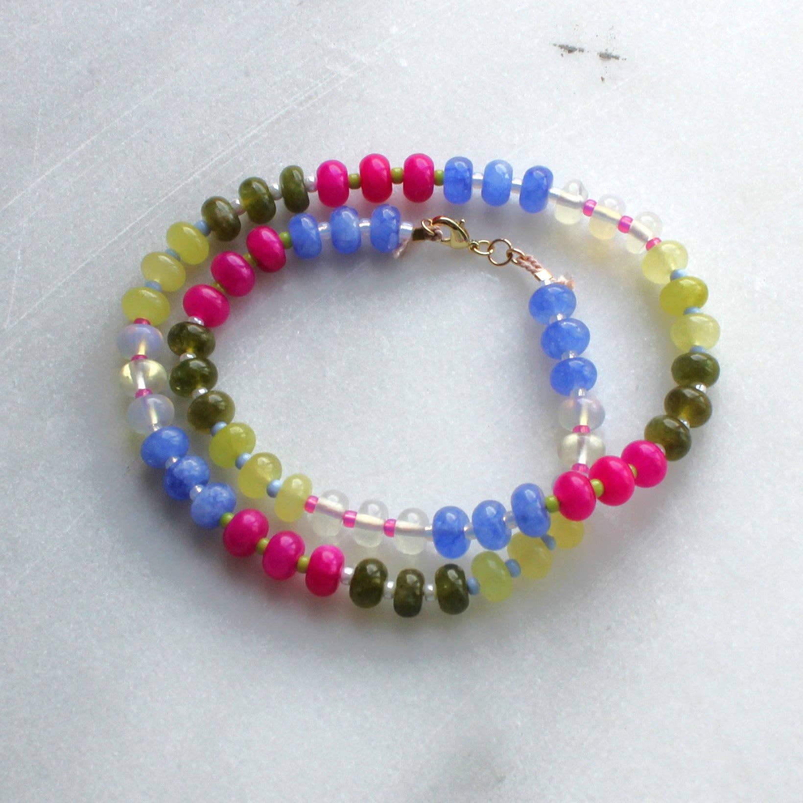 Boardwalk Candy Beaded Necklace