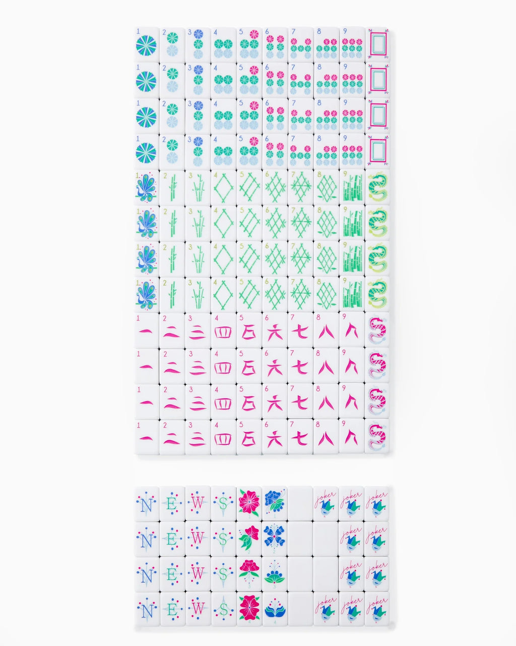 birdie mahjong tiles