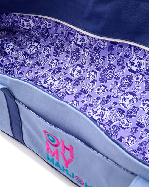 blue mat storage bag