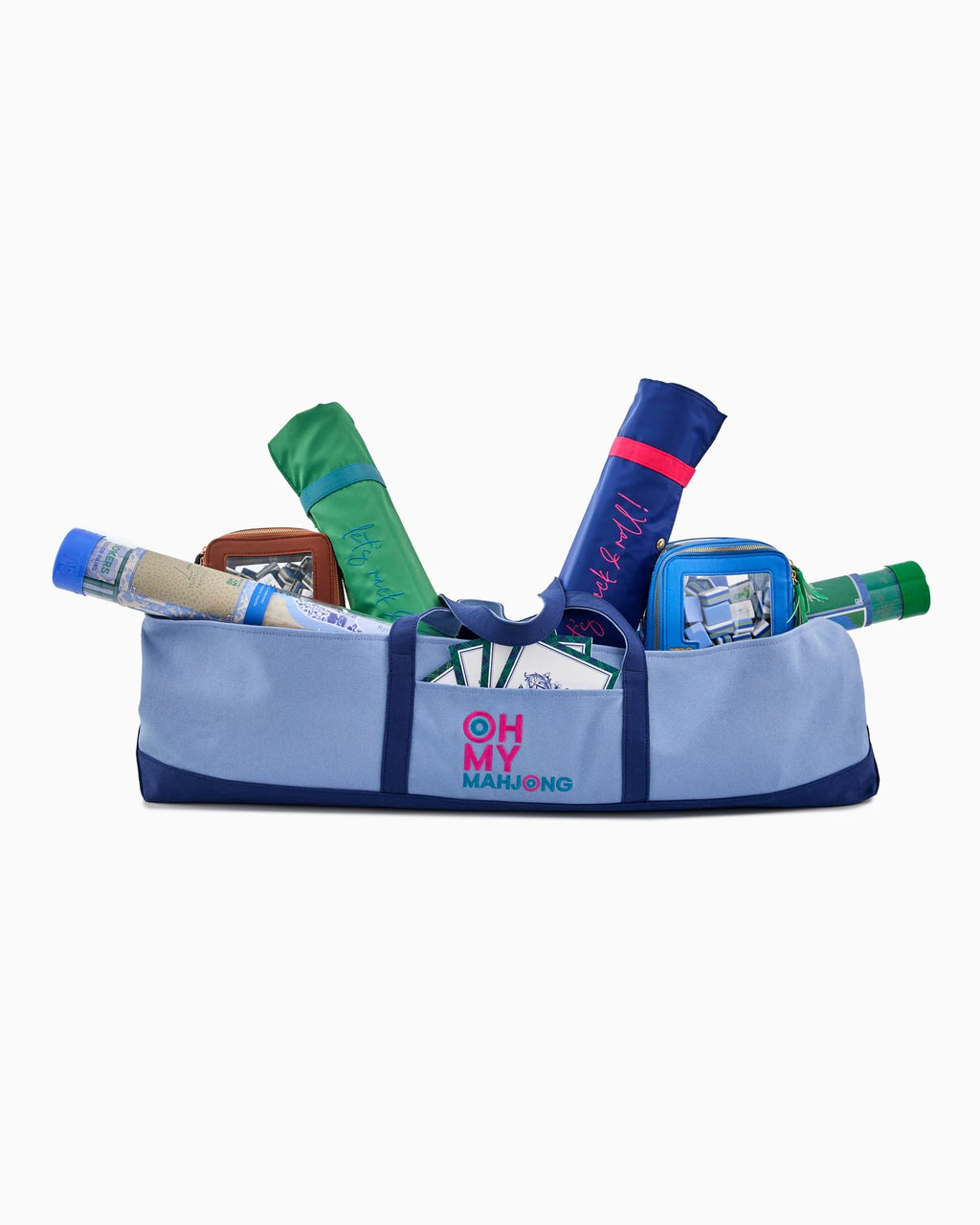 blue mat storage bag