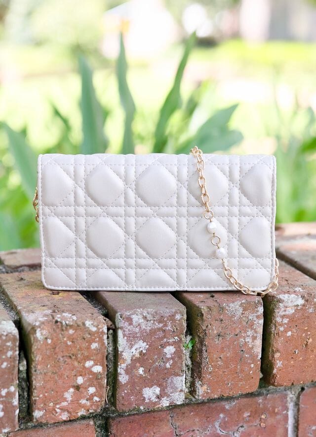 brynleigh clutch crossbody pearl