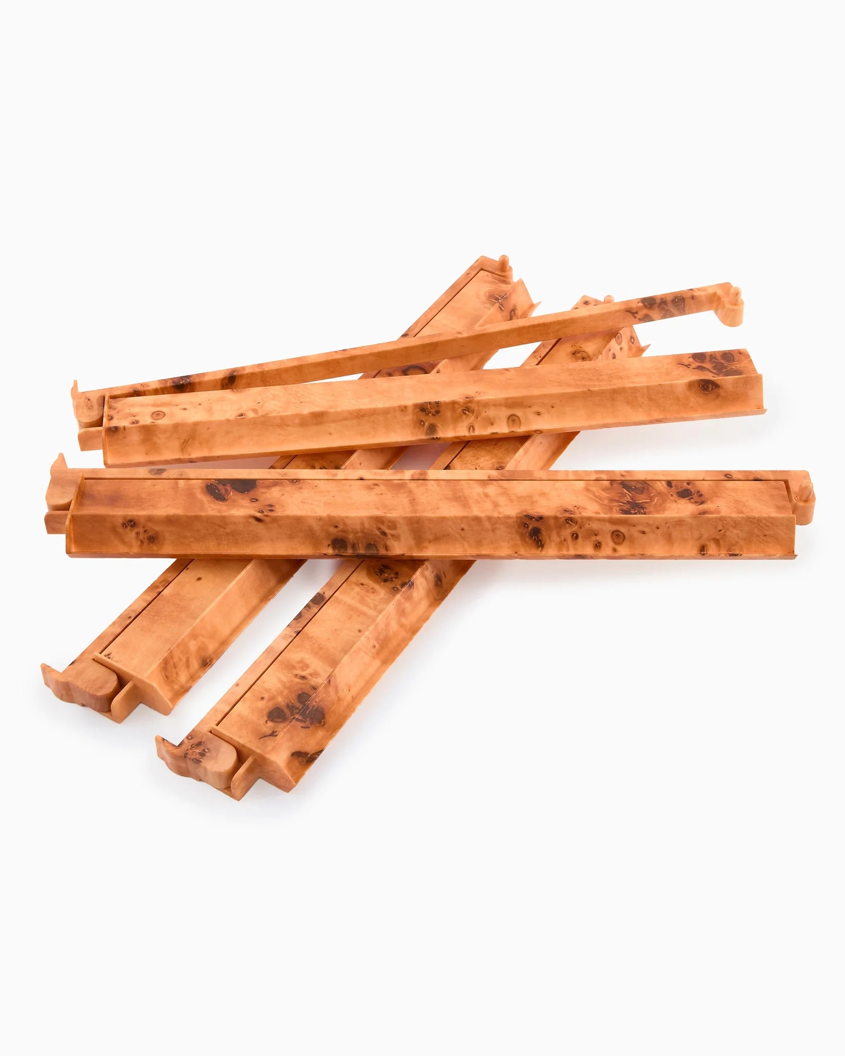 burl rack and pusher set
