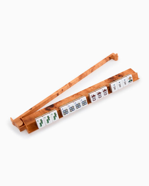 burl rack and pusher set