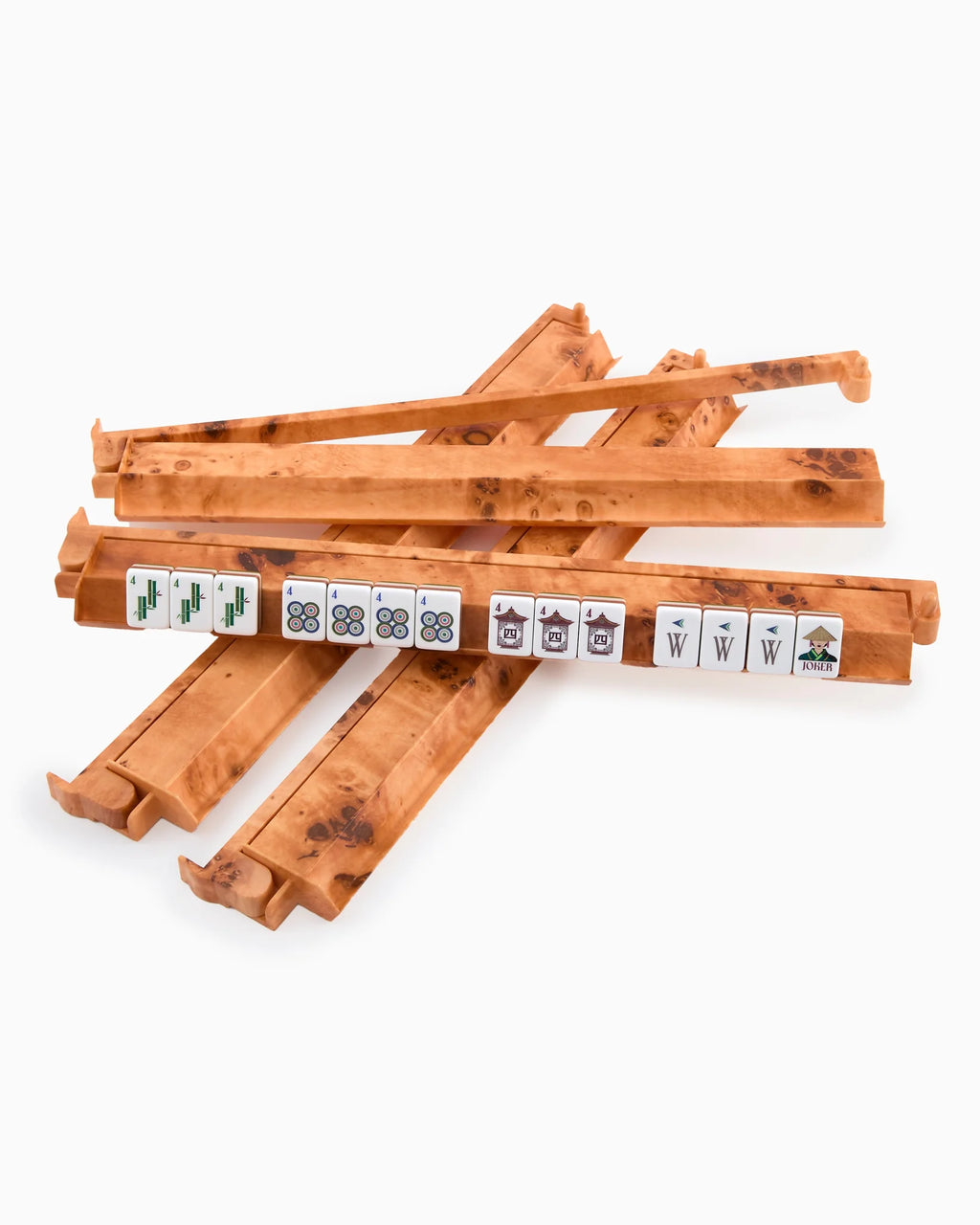 burl rack and pusher set