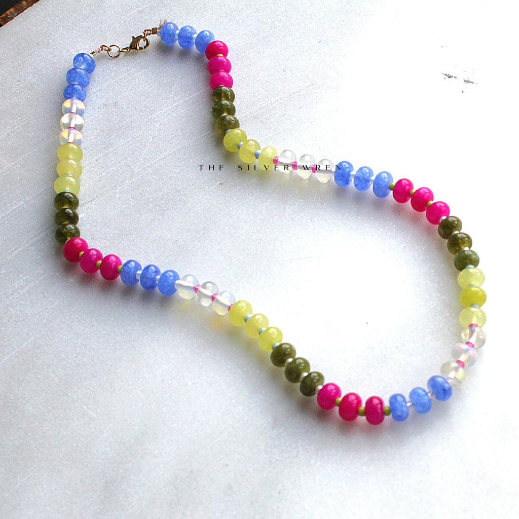 Boardwalk Candy Beaded Necklace
